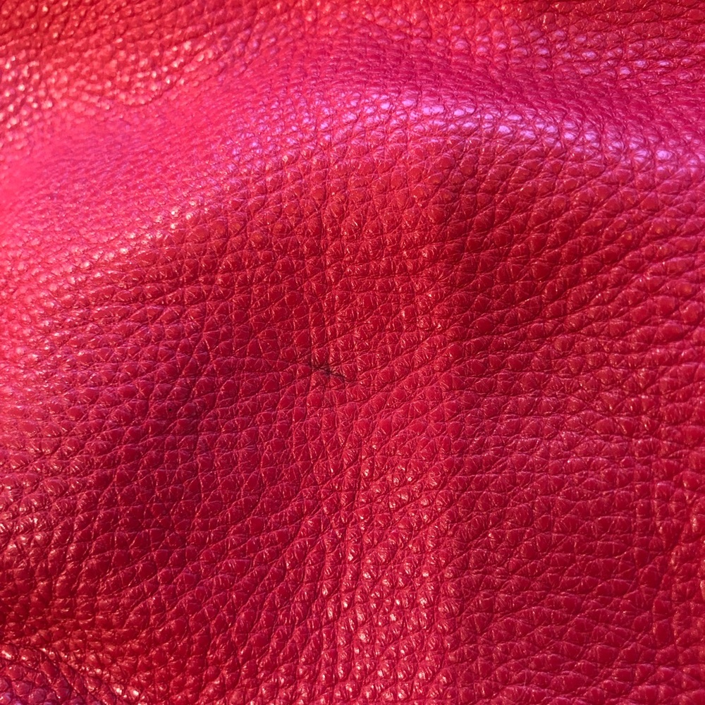 cherry red MARC BY MARC JACOBS purse with gold hardware - Picture 5 of 17